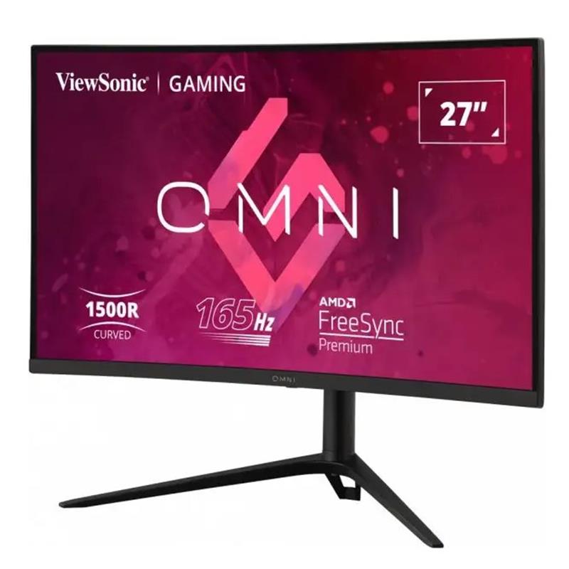 27 VIEWSONIC VX2718-PC-MHDJ 1MS 165MHZ 2XHDMI 1XDP FHD 1920X1080 HOPARLÖR YÜKSEKLİK AYARI CURVED GAMING VESA SİYAH