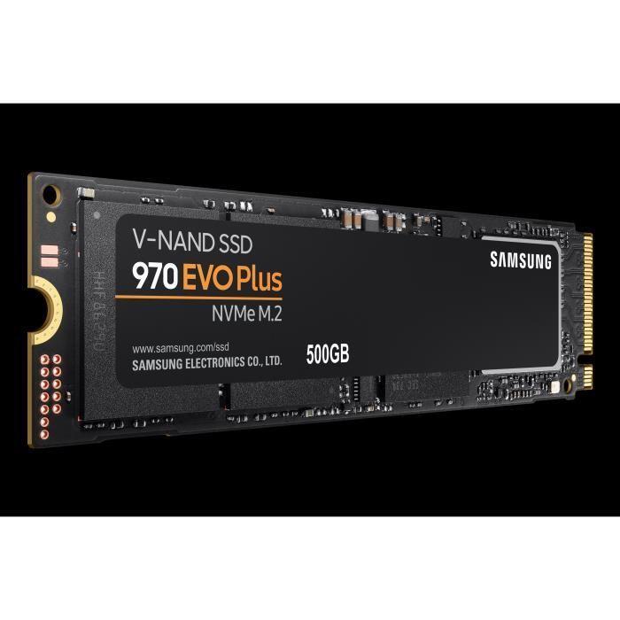 500 GB 970 EVO PLUS SAMSUNG NVME M.2 MZ-V7S500BW PCIE 3500-3300 MB/S