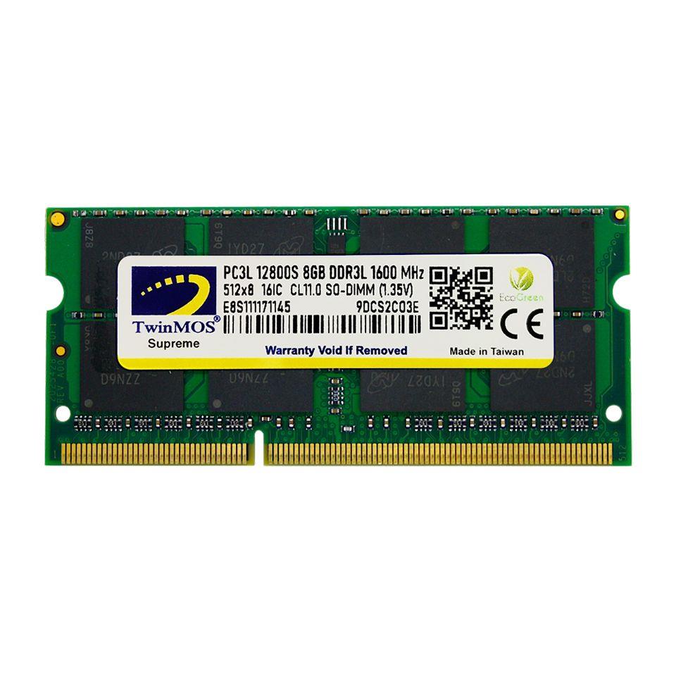 8 GB DDR3 1600MHZ TWINMOS 1.35 NB MDD3L8GB1600N