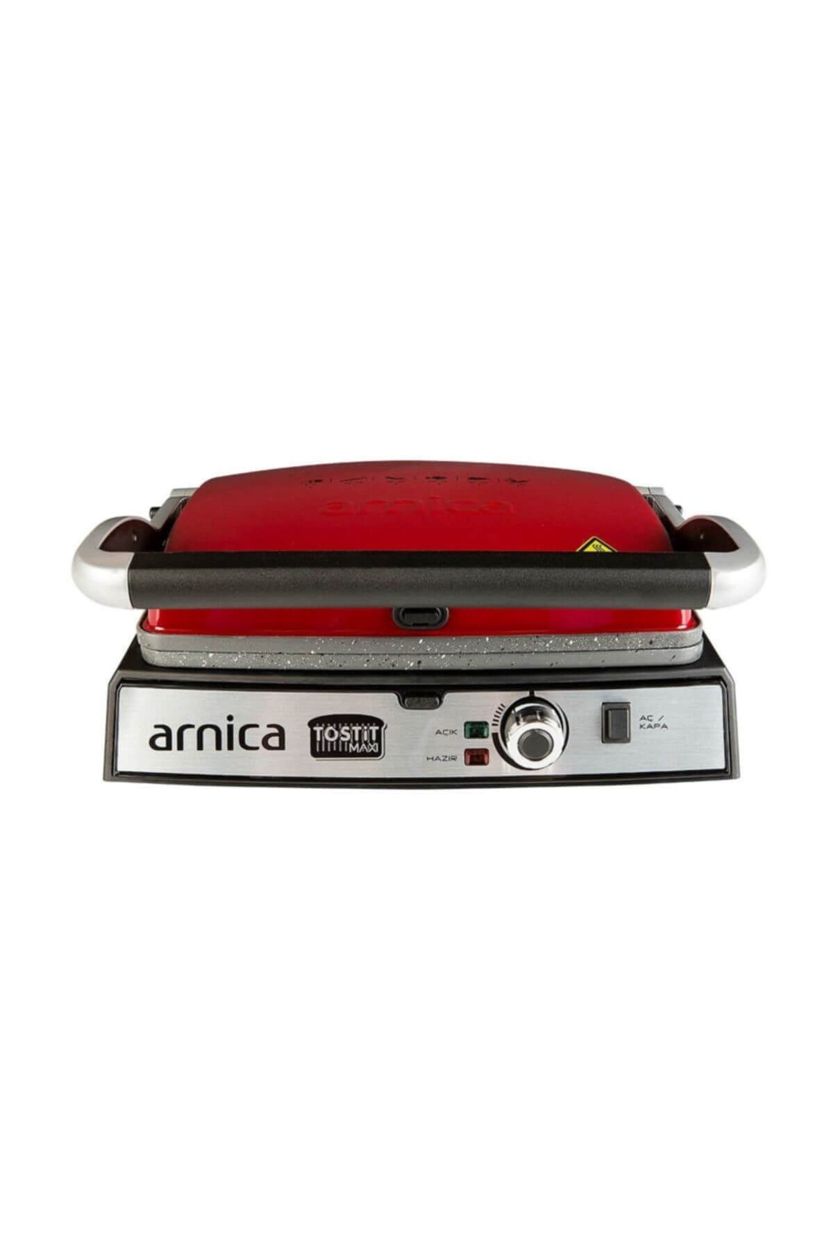 Arnica Tostit GH26240 Maxi 2000 W Tost Makinesi (KIRMIZI)