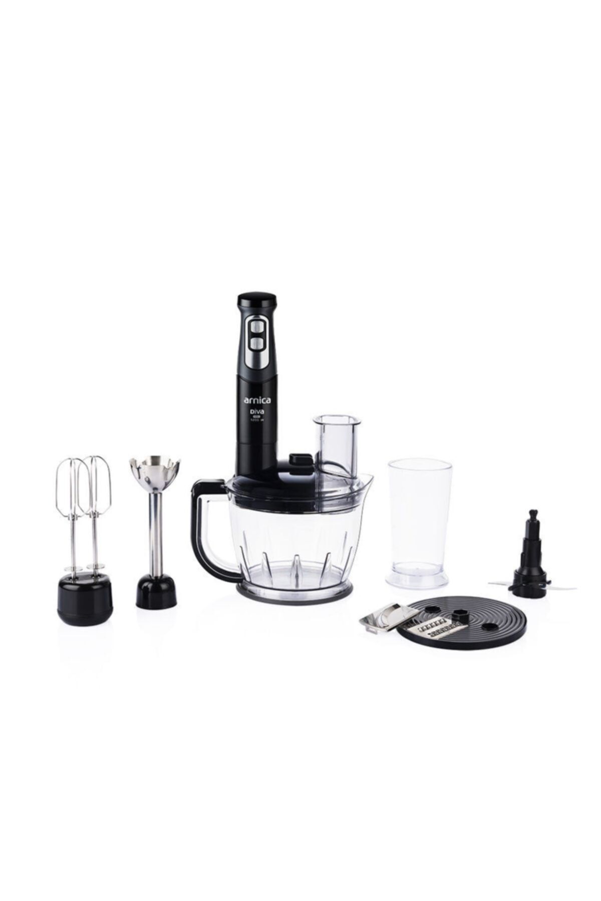 Arnica Diva Pro 1200 W Blender Seti Siyah GH21803 