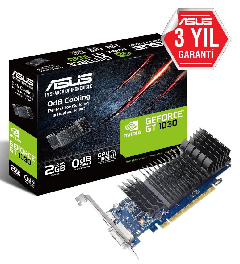 ASUS GEFORCE GT1030-SL-2G-BRK 2GB DDR5 64BIT 1XHDMI 1XDVI EKRAN KARTI