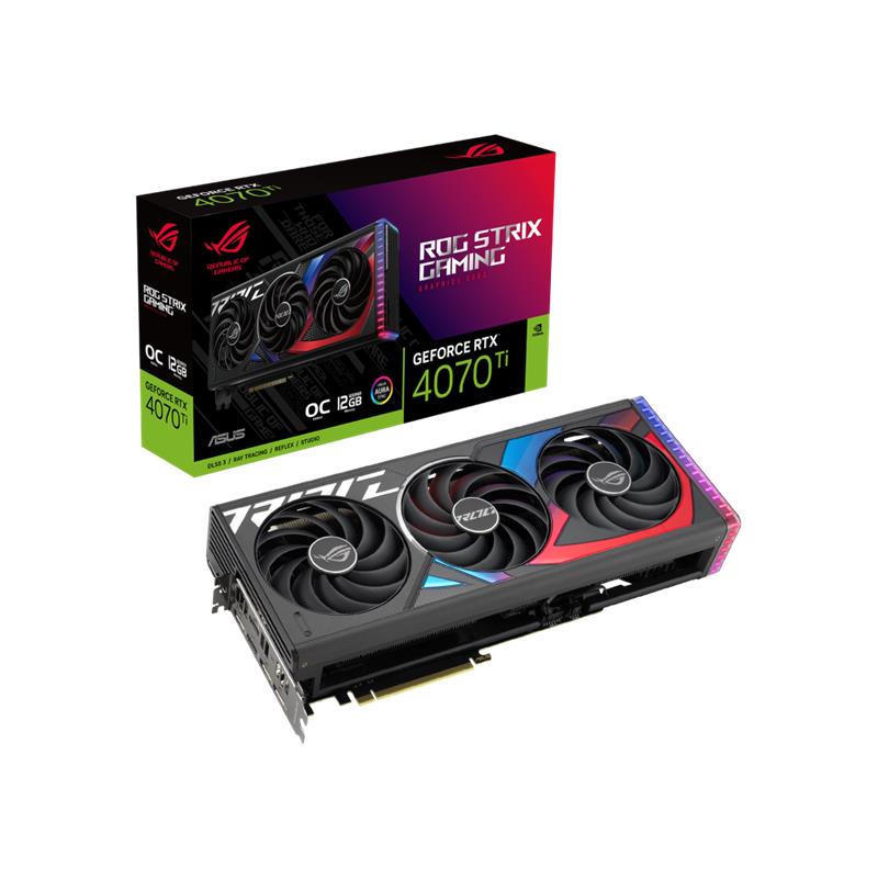 ASUS GEFORCE ROG-STRIX-RTX4070TI-O12GB-GAMING 12GB GDDR6X 192BIT 2XHDMI 3XDP EKRAN KARTI