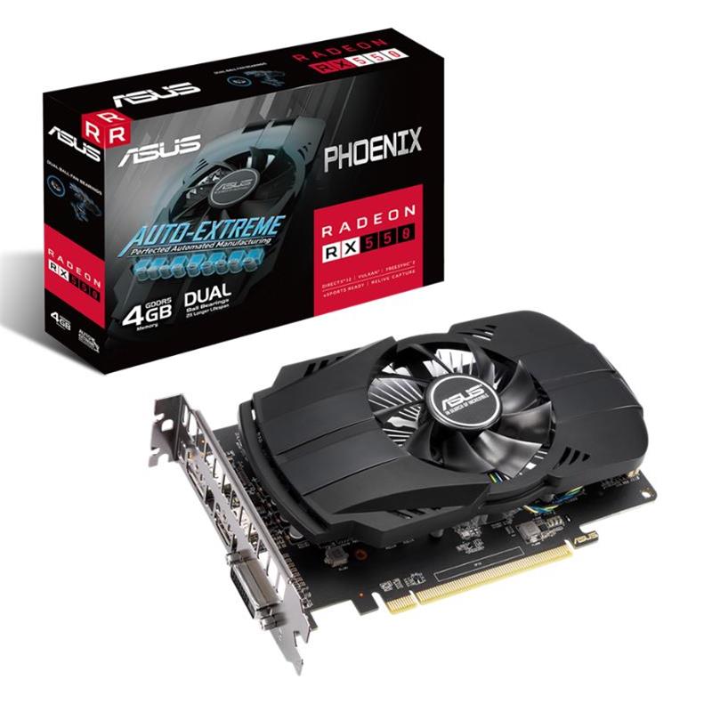 ASUS RADEON PH-RX550-4G-EVO 4GB GDDR5 128BIT 1XHDMI 1XDP 1XDVI EKRAN KARTI