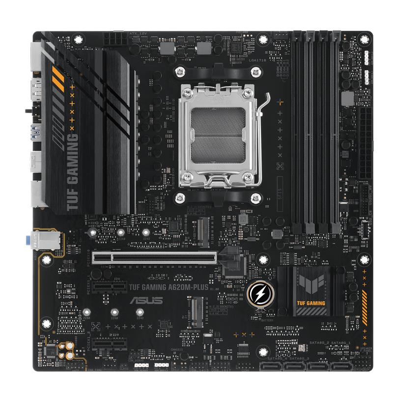 ASUS TUF GAMING A620M-PLUS DDR5 6400MHZ 1XHDMI 2XDP 2XM.2 USB 3.2 AM5 (AMD AM5 7000 SERİSİ İŞLEMCİ UYUMLU)