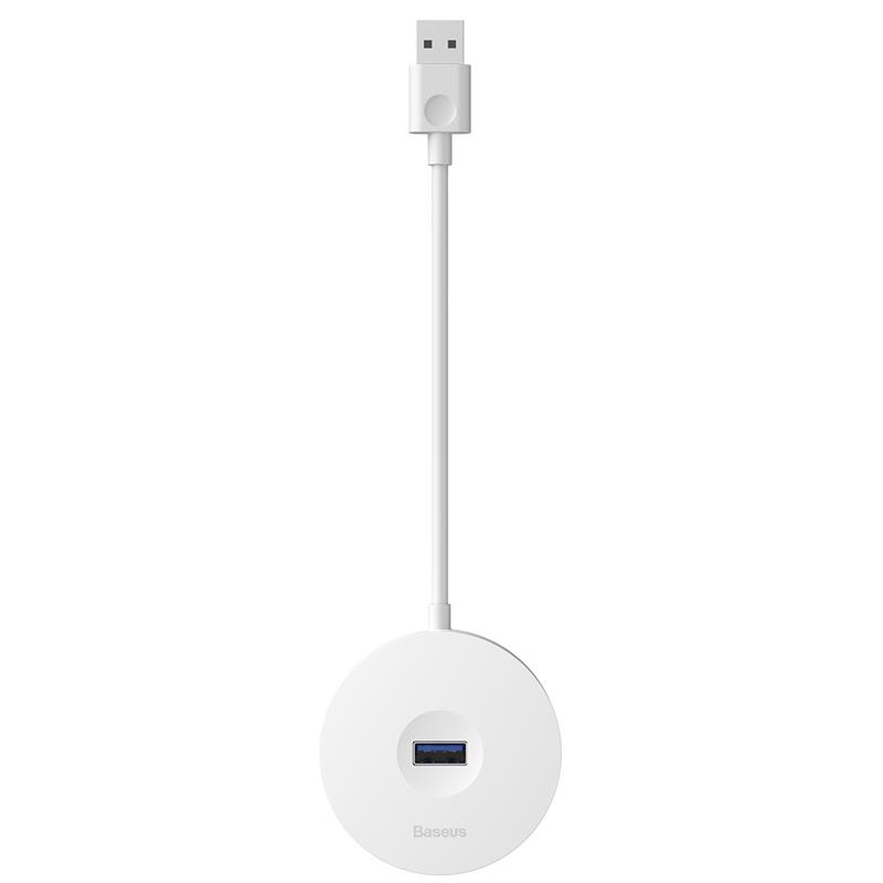 BASEUS ROUND BOX CAHUB-F02 USB HUB BEYAZ ÇIKIŞ:1XUSB 3.0 3XUSB 2.0 1XMIKRO USB GIRIS: USB