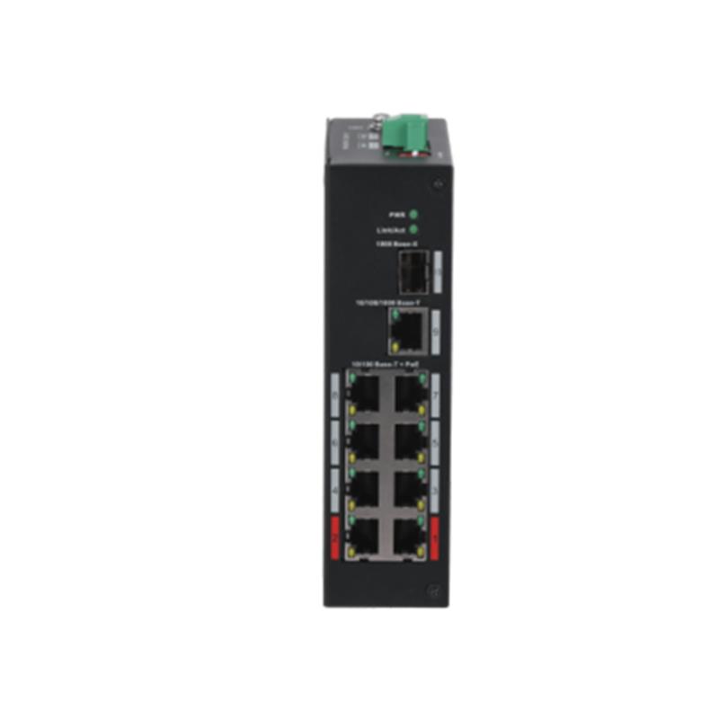 DAHUA PFS3110-8ET-96-V2 8 PORT 10/100 + 1XGB RJ45/SFP 96W POE ENDUSTRIYEL SWITCH