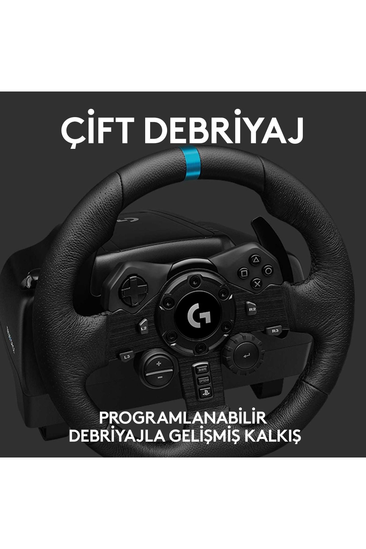 Logitech G923 Driving Force PS5/PC Direksiyon Seti