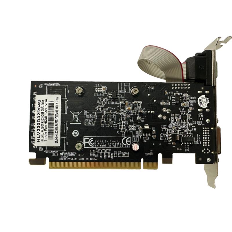 HI-LEVEL RADEON R5230 2GB DDR3 64BIT 1XVGA 1XHDMI 1XDVI EKRAN KARTI