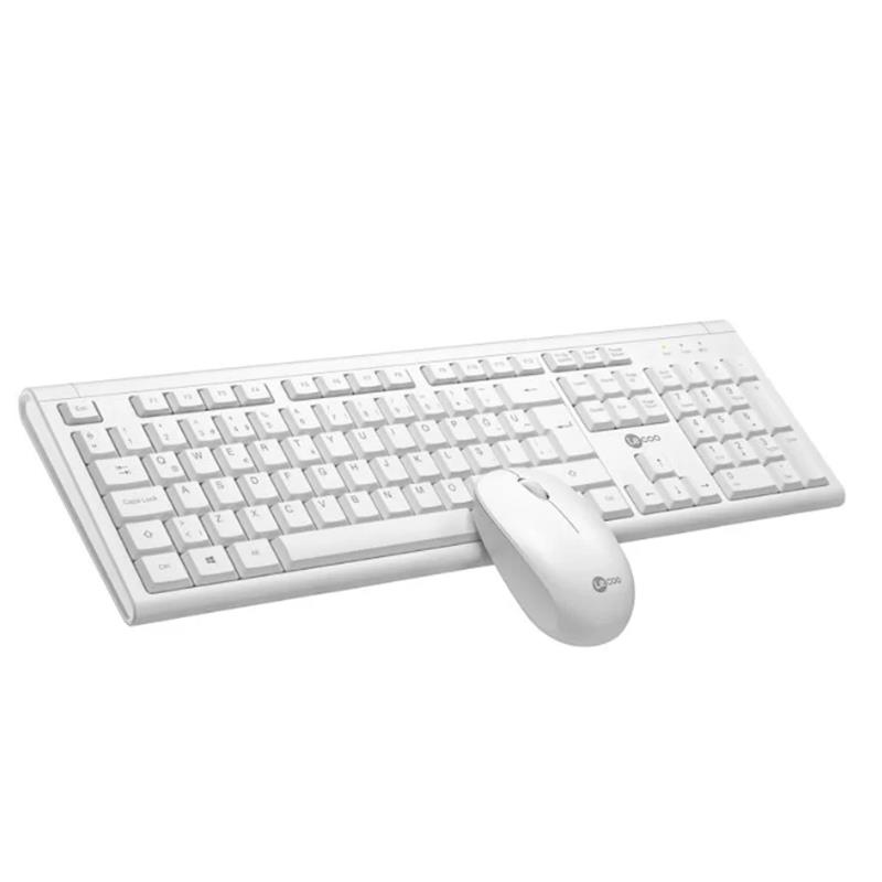 LECOO KABLOSUZ TÜRKÇE Q KLAVYE MOUSE SET BEYAZ KW200-B