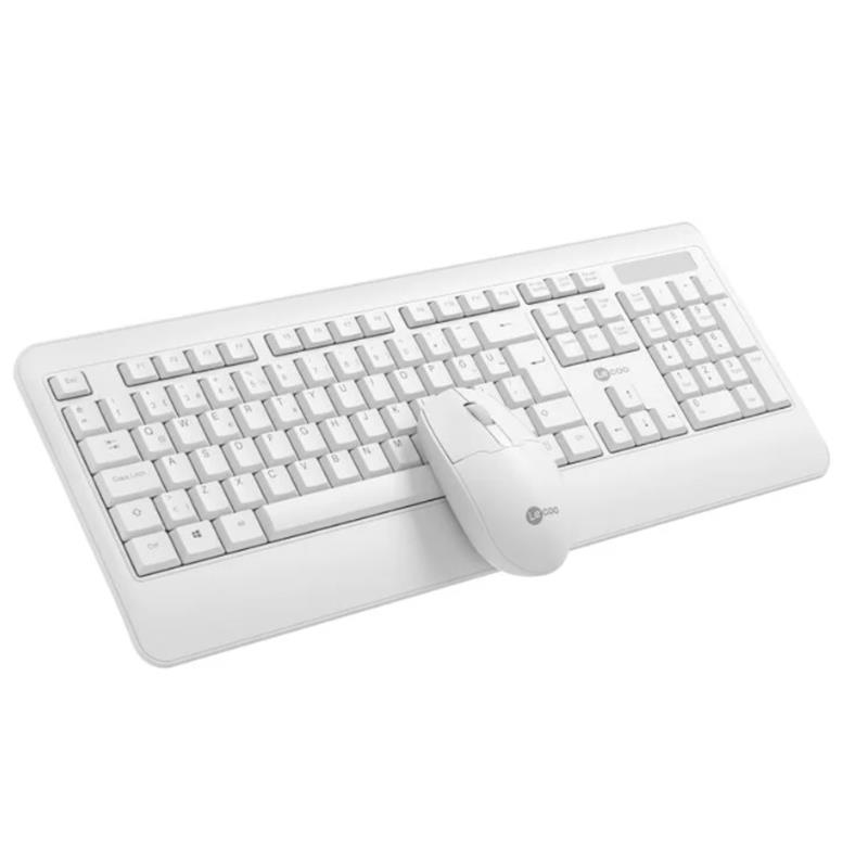 LECOO KABLOSUZ TÜRKÇE Q KLAVYE MOUSE SET BEYAZ KW202-B