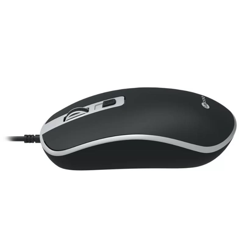 LECOO USB OPTİK KABLOLU MOUSE SİYAH MS104