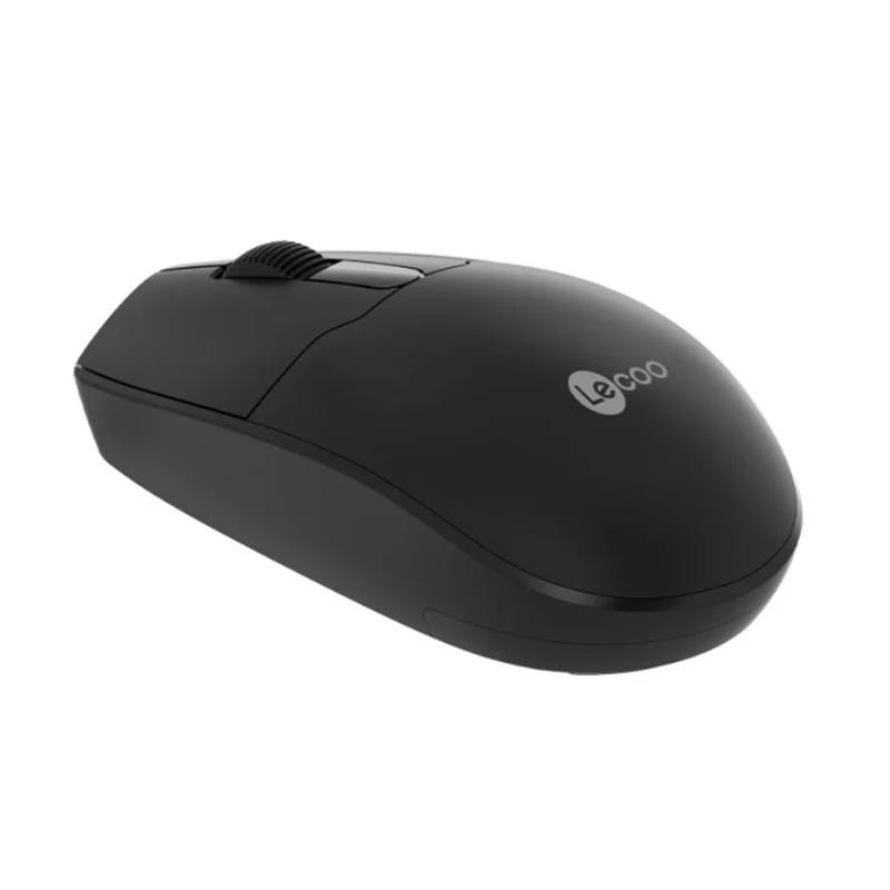 LECOO USB OPTİK KABLOSUZ MOUSE SİYAH WS204-S