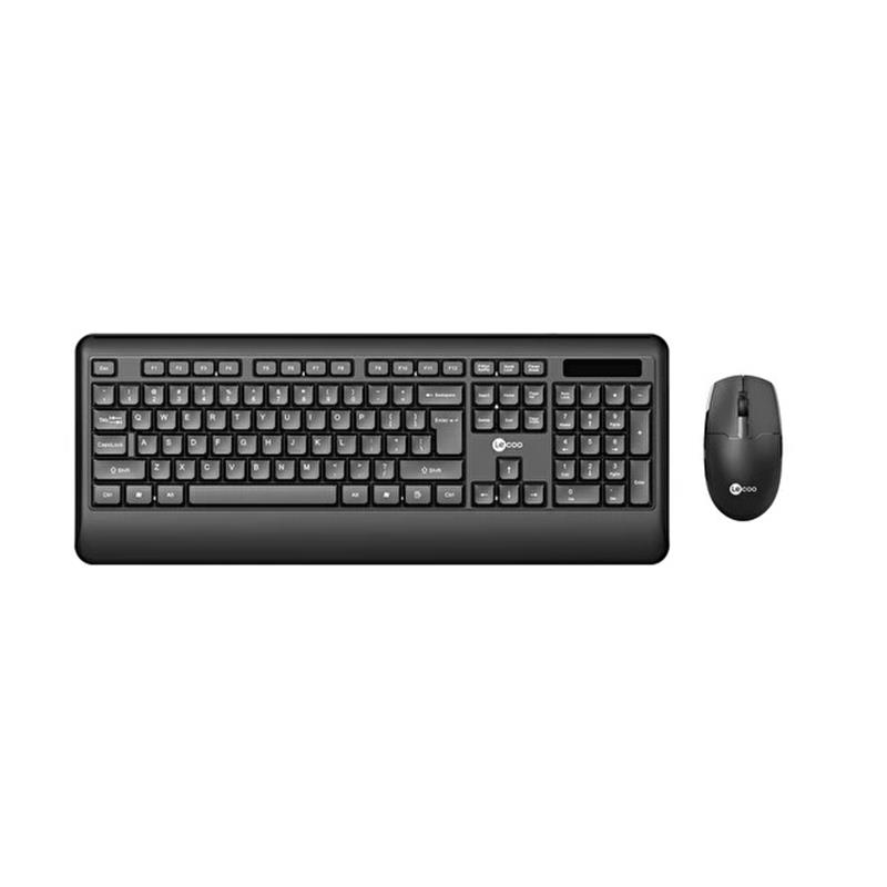 LECOO KABLOSUZ TÜRKÇE Q KLAVYE MOUSE SET SİYAH KW202-S