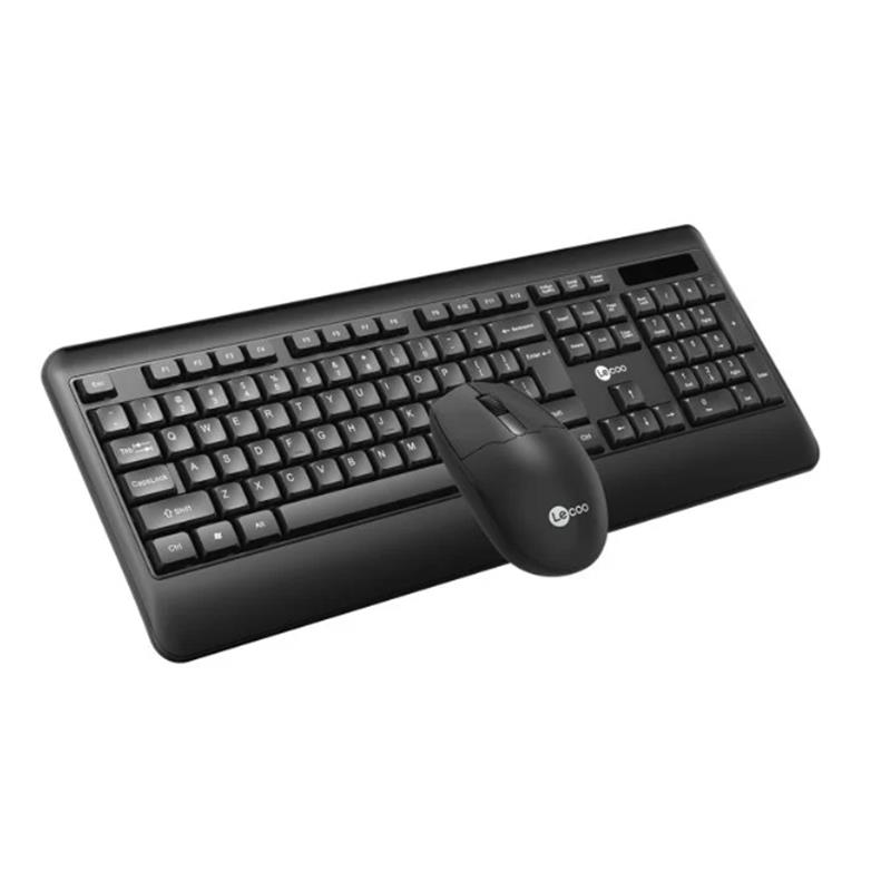 LECOO KABLOSUZ TÜRKÇE Q KLAVYE MOUSE SET SİYAH KW202-S