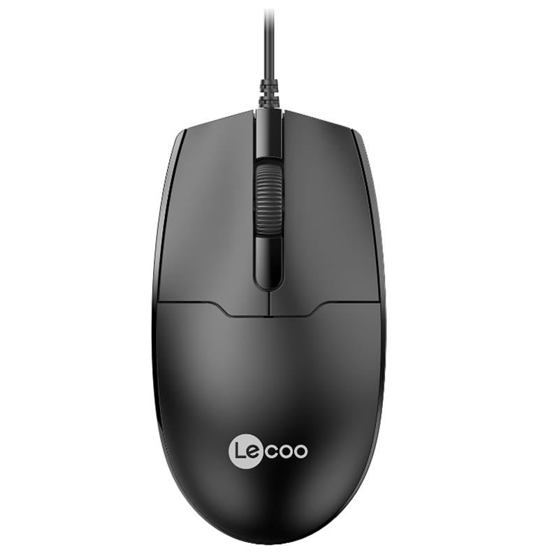 LECOO USB OPTİK KABLOLU MOUSE SİYAH MS101