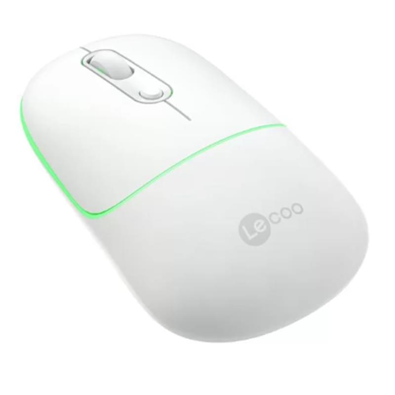 LECOO USB OPTİK KABLOSUZ MOUSE BEYAZ WS210-B