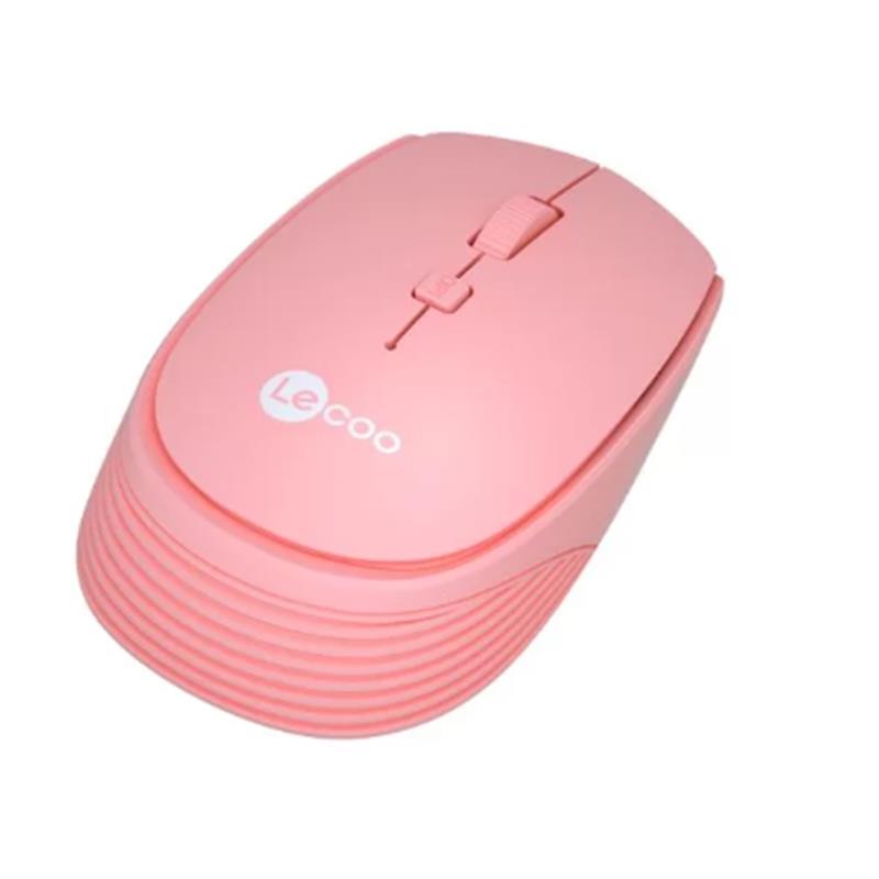 LENOVO LECOO USB OPTİK KABLOSUZ MOUSE PEMBE WS202-P