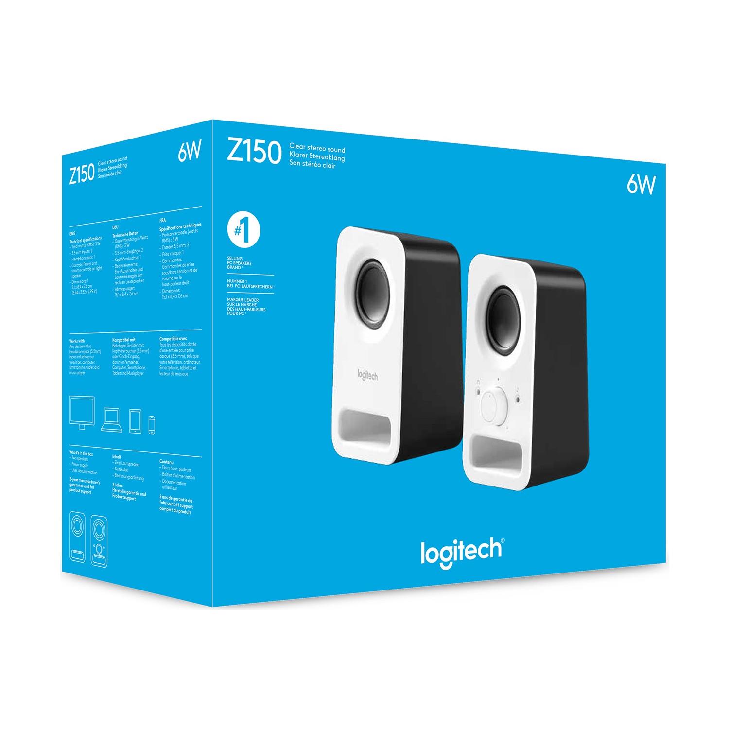 LOGITECH Z150 2.0 MULTIMEDIA HOPARLÖR BEYAZ 980-000815