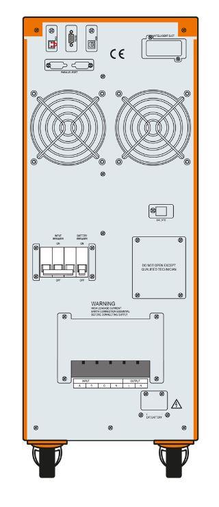 MAKELSAN POWERPACK SE 10KVA 1F/1F (20X9AH) 5/10DK ONLINE UPS