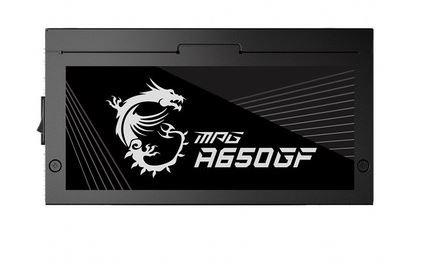 MSI MPG A650GF 650W AKTIF PFC 140MM FAN 80+ GOLD POWER SUPPLY