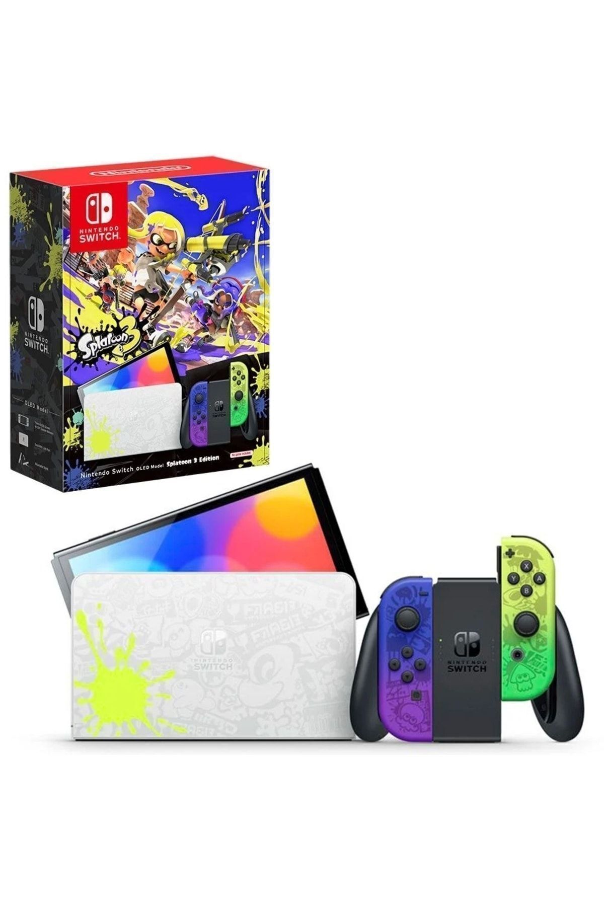 Nintendo Switch Oled Model Splatoon 3 Edition (ithalatçı Garantili)