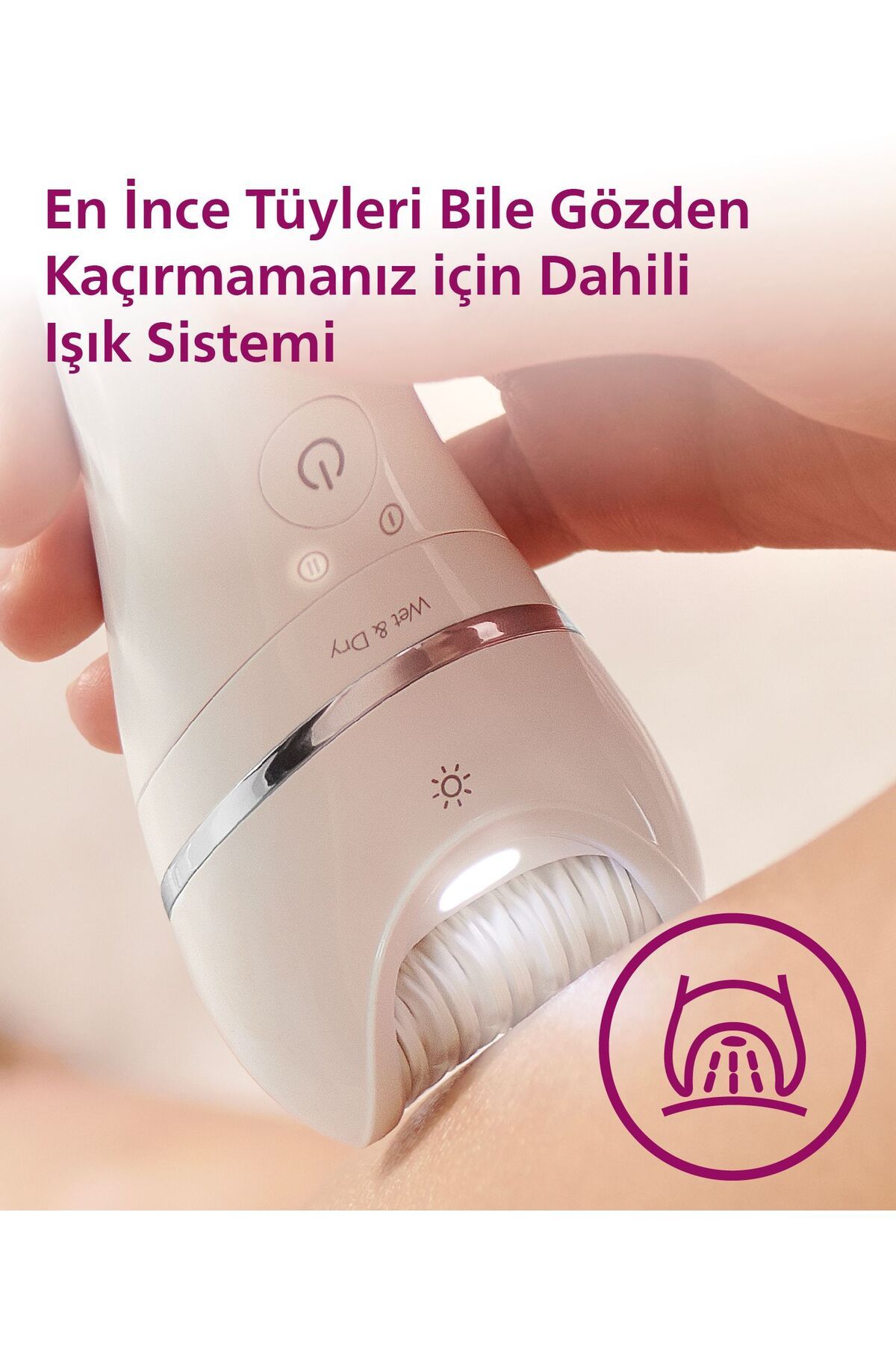 Philips 8000 Serisi Islak Kuru Epilasyon Aleti  BRE700/05