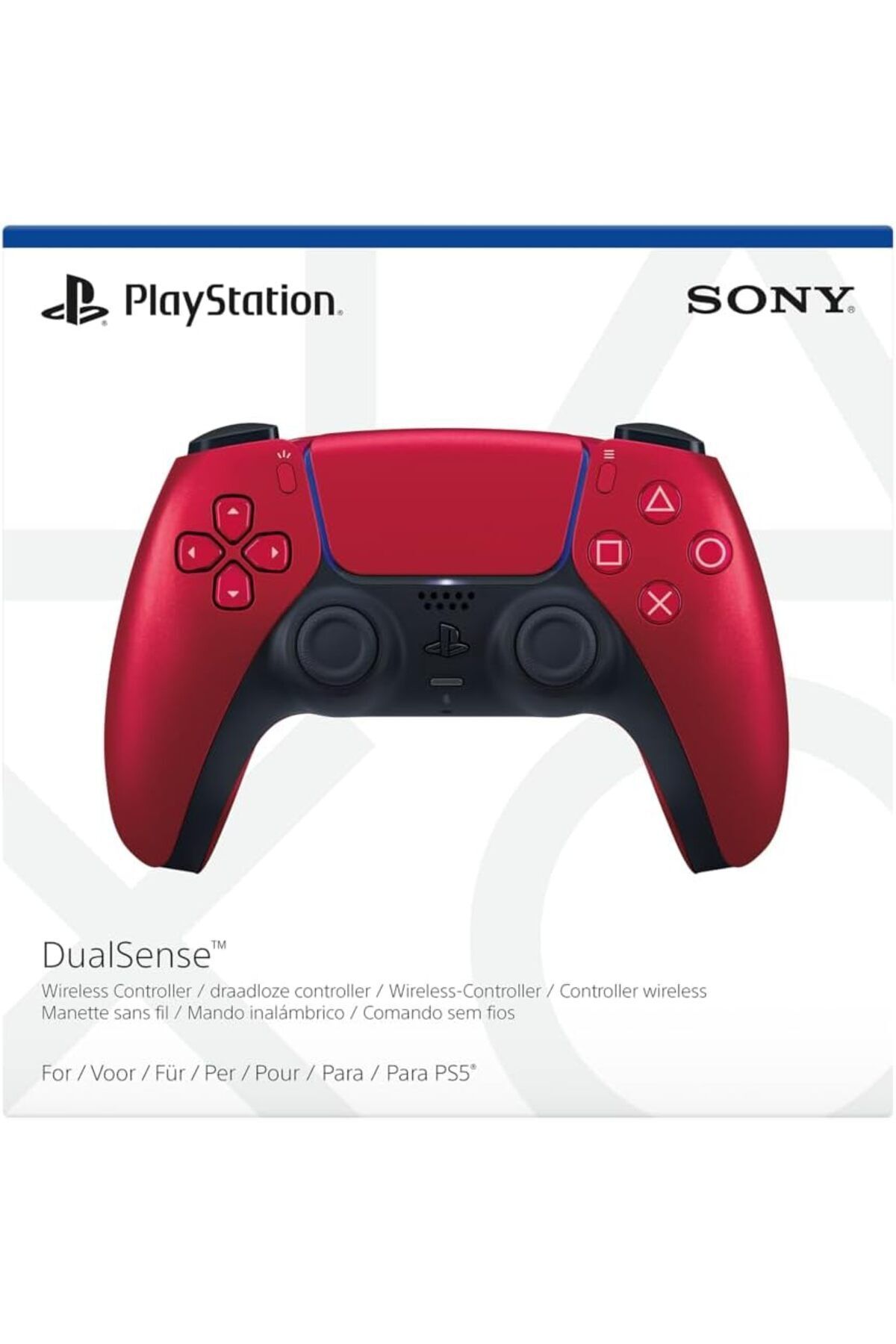 Ps5 Dualsense Kablosuz Kumanda Controller Volcanic Red ( İthalatçı Garantili )