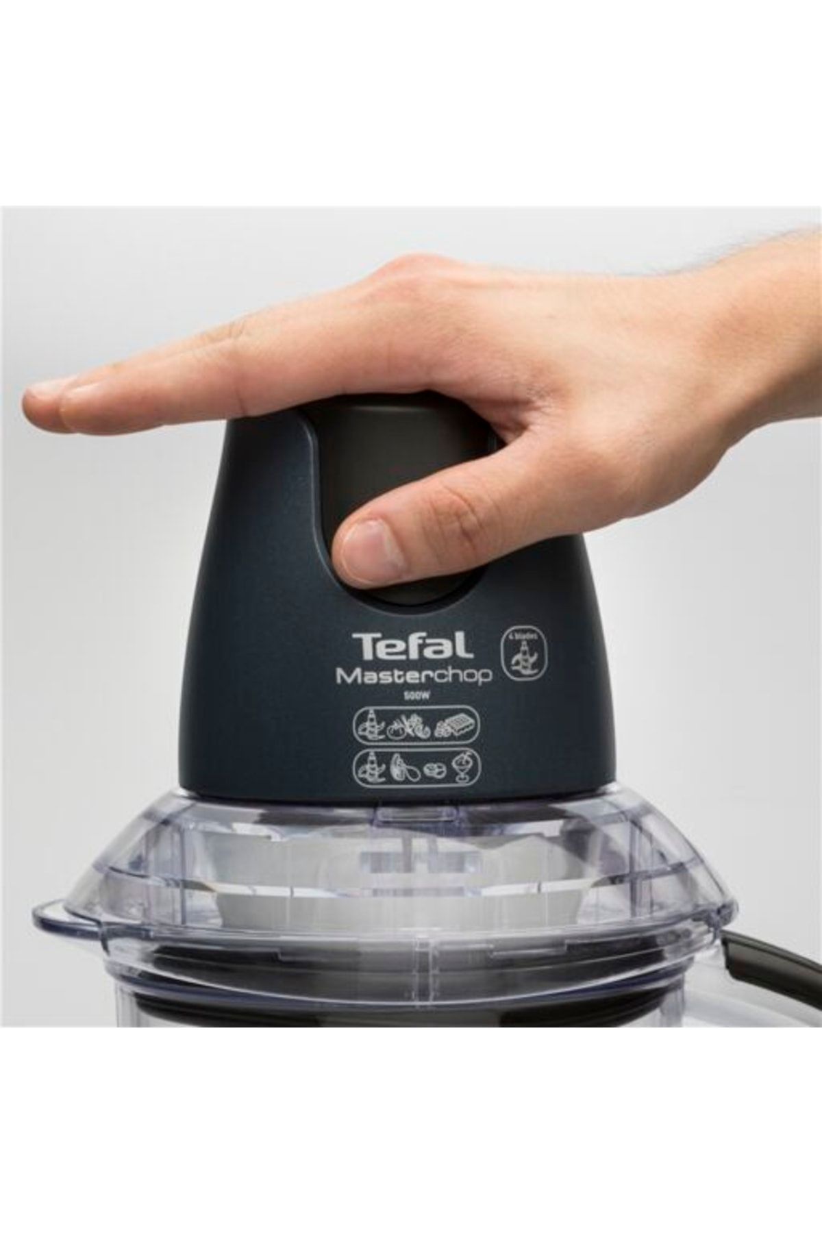 Tefal Masterchop XXL Maxi 4 Bıçaklı 500 W Doğrayıcı SİYAH