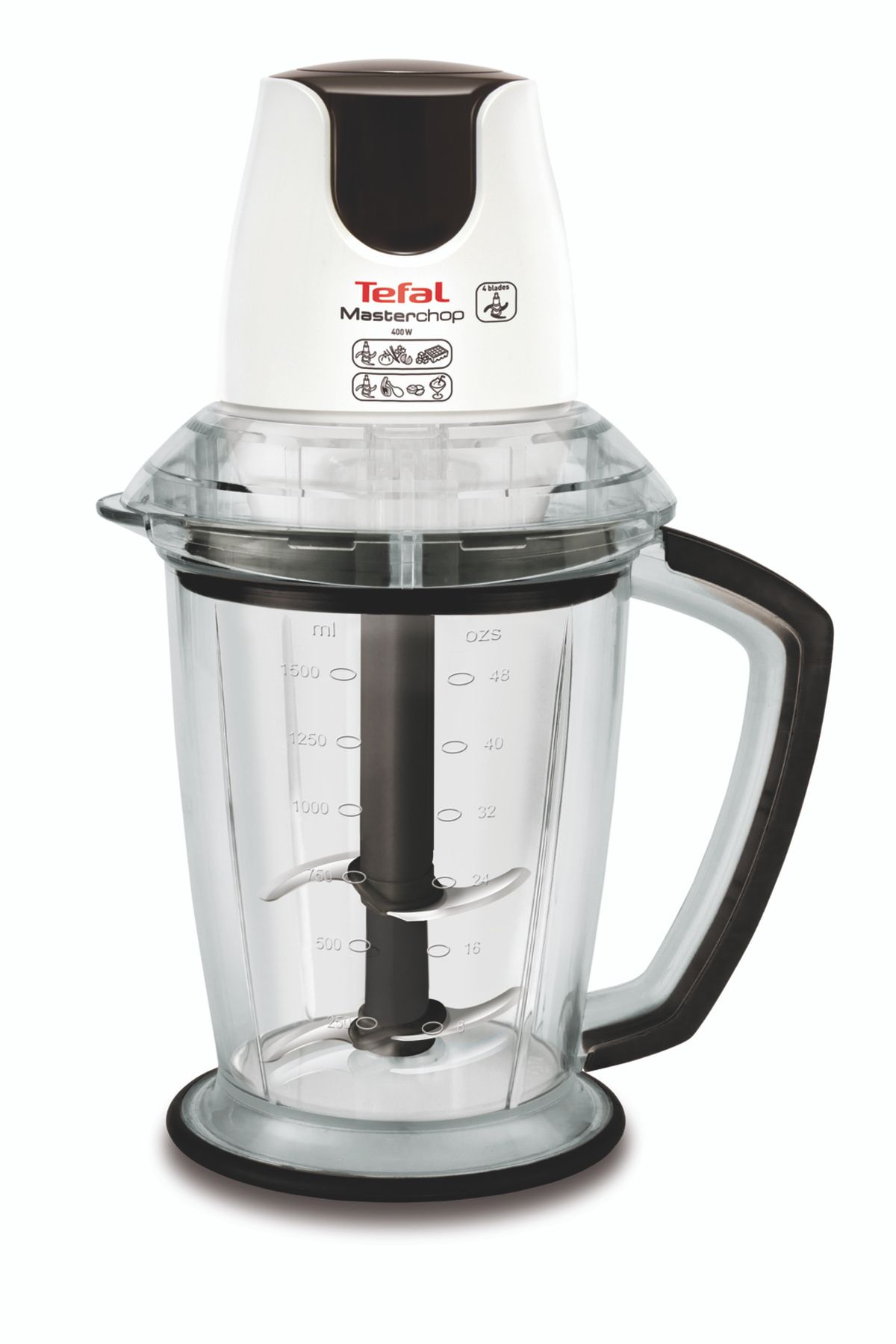 Tefal MB470B30 MasterChop XXL Maxi 4 Bıçaklı 500 W Doğrayıcı BEYAZ