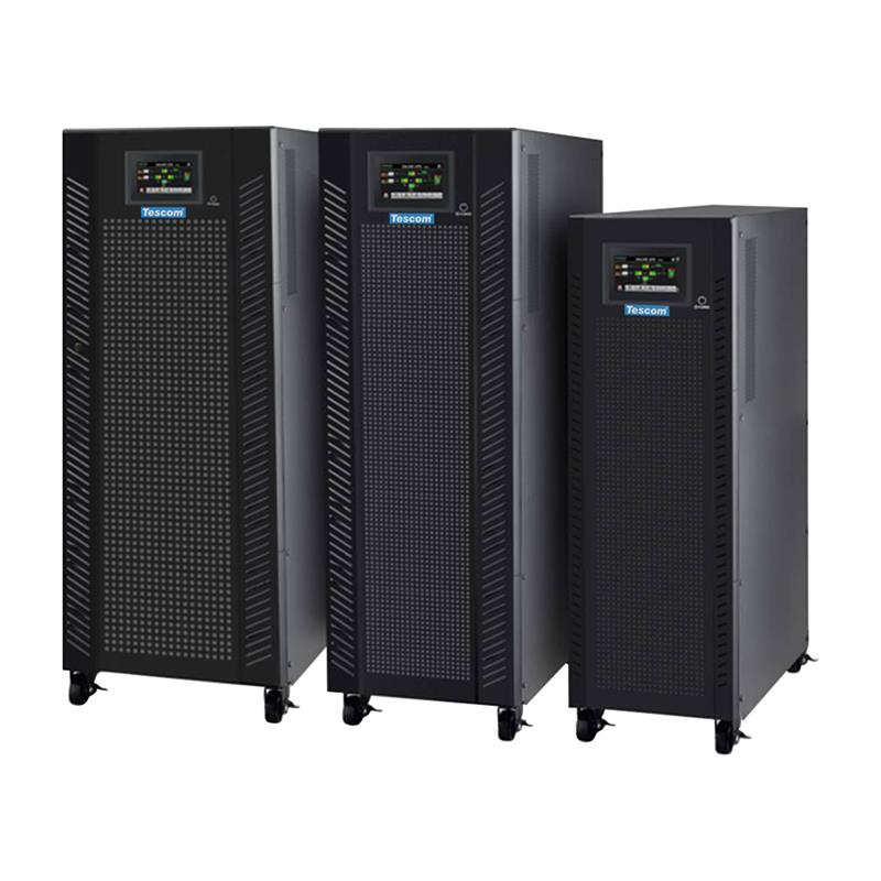 TESCOM TEOS 310 10KVA 3F/3F (20X9AH) 5/10DK RS-232 GÜÇ FAKTÖRÜ 0.90 LCD ONLINE UPS (TRIFAZE)