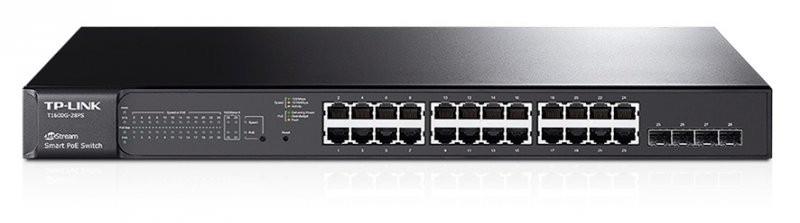 TP-LINK OMADA TL-SG2428P 24 PORT GIGABIT+ 4XGIGABIT SFP UPLINK 250W POE YÖNETİLEBİLİR RACKMOUNT SWITCH