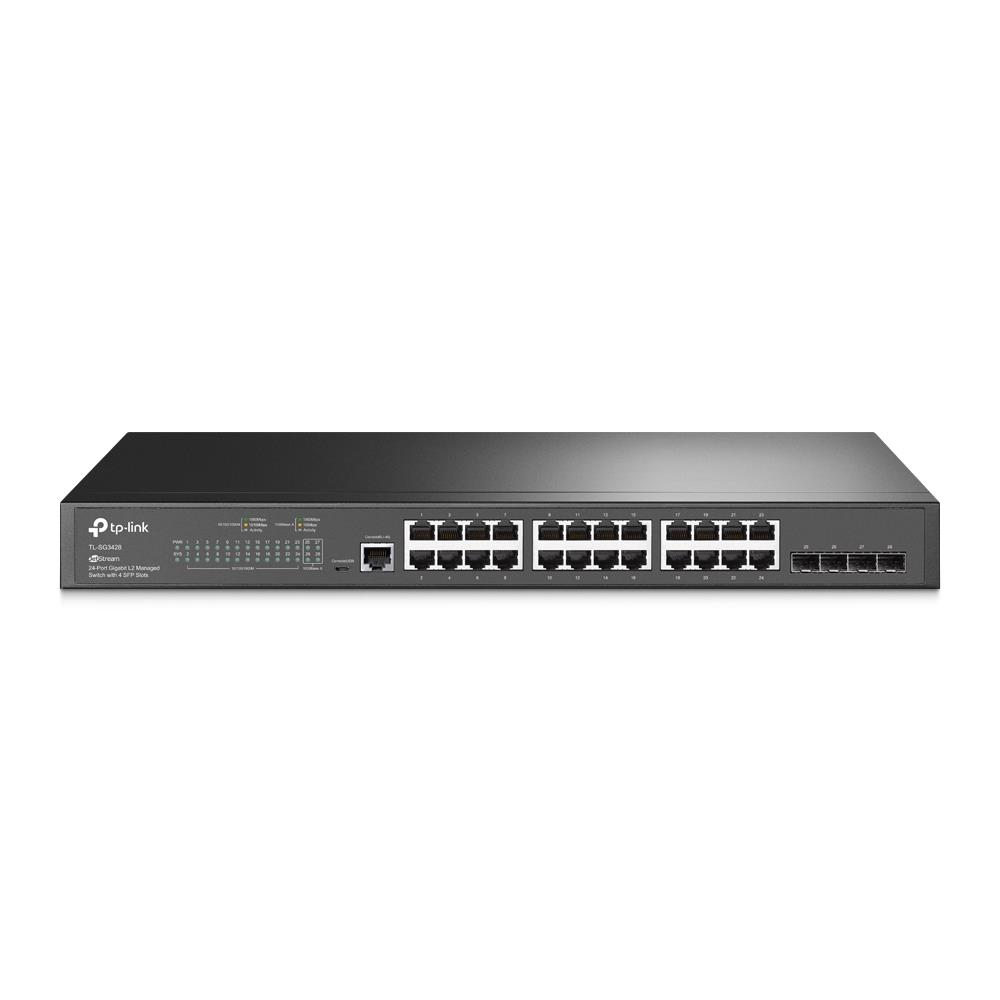 TP-LINK OMADA TL-SG3428 24 PORT GIGABIT+4XGIGABIT SFP UPLINK L2+ YÖNETİLEBİLİR RACKMOUNT SWITCH