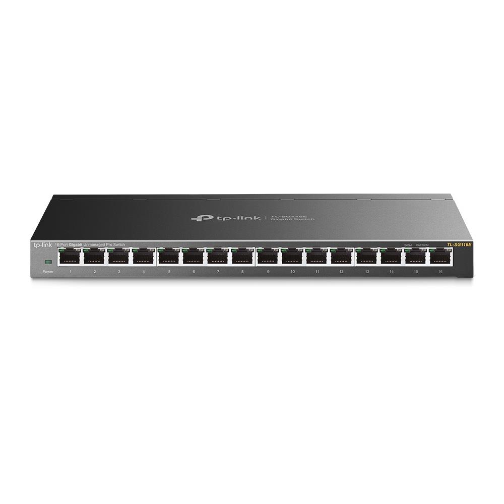 TP-LINK TL-SG116E 16 PORT GIGABIT METAL KASA SWITCH