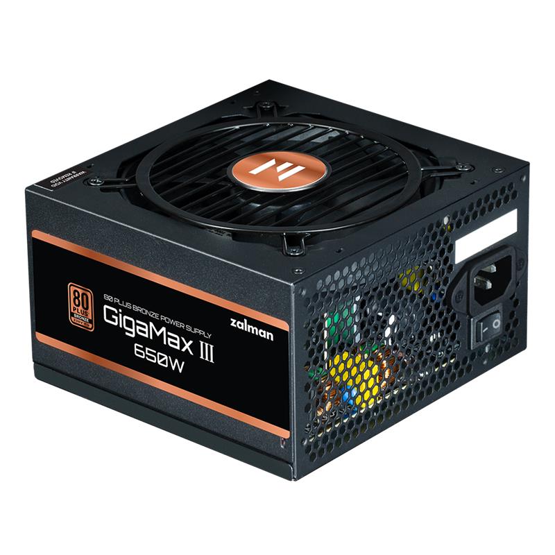 ZALMAN ZM650-GV3 (GIGAMAXIII 650W) +80 PLUS BRONZE GEN5 YÜKSEK KORUMA DEVRE TASARIMI GÜÇ KAYNAĞI